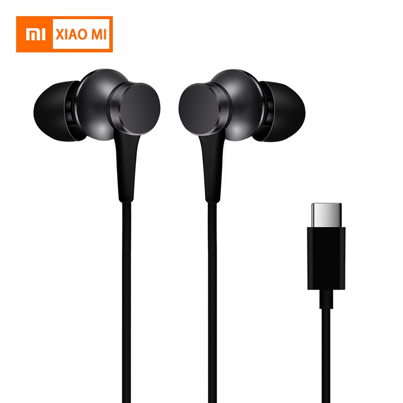 Xiaomi Piston 3 Earphones USB Type-C Mi 3.5mm Fresh Edition Earphone Headset with Mic for Xiaomi Mi 6/8 Huawei Earphone Earbuds