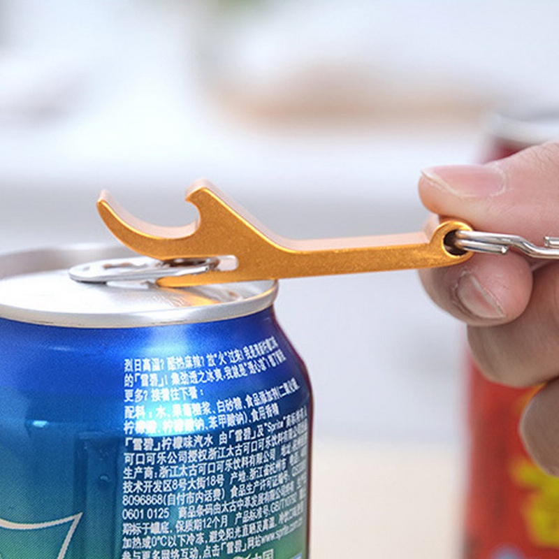 3 Pcs Portable Mini  Bottle Opener Key Ring Chain Keyring Keychain Metal Beer Bar Tool Claw   P50