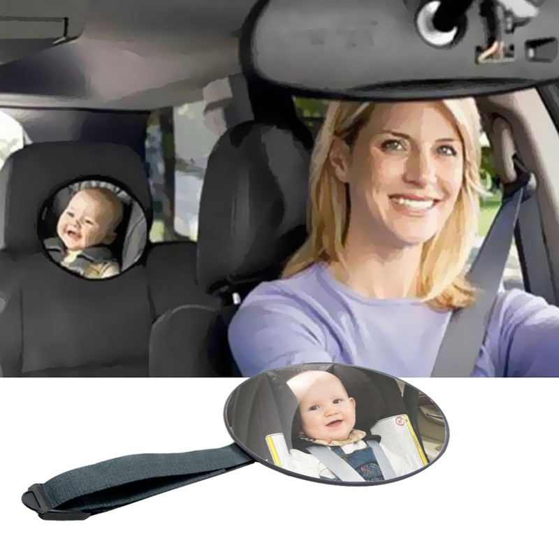 Baby Car Mirror Car Safety View Back Seat Mirror Baby Facing Rear Ward Infant Care Square Safety Kids Monitor Car Accessories