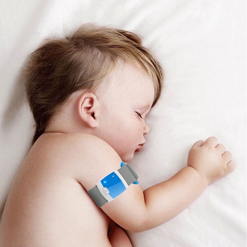 Bluetooth 4.0 Remote Children Wearable Electronic Thermometer Smart Body Infant Temperature Monitoring Home Nursing Thermometers
