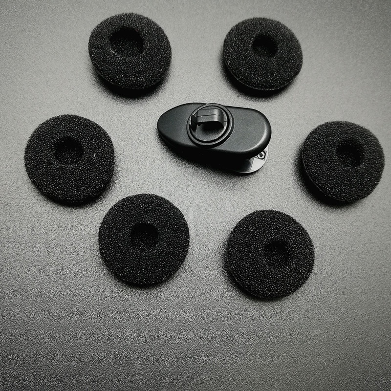 New Black 12pcs Soft Replacement Earphone Ear Pads Bud Foam Earbud Cover For Earphones headphones Headset Accessories