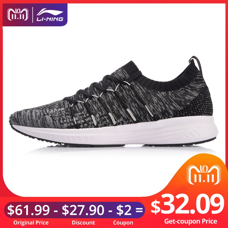 Li-Ning Men SPEED STAR Cushion Running Shoes Light Weight Mono Yarn Breathable LiNing Sport Shoes Sneakers ARHN109 XYP721