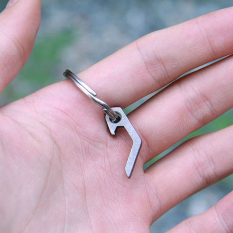 Stainless Steel Micro Bottle Opener Key chain Key ring Outdoor Screwdriver Classy