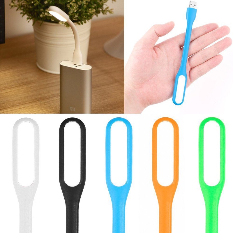 2017 Random Color Mini Adjustable Flexible USB LED Light Lamp Powerbank PC Notebook Perfect for Night Working Book Reading Light