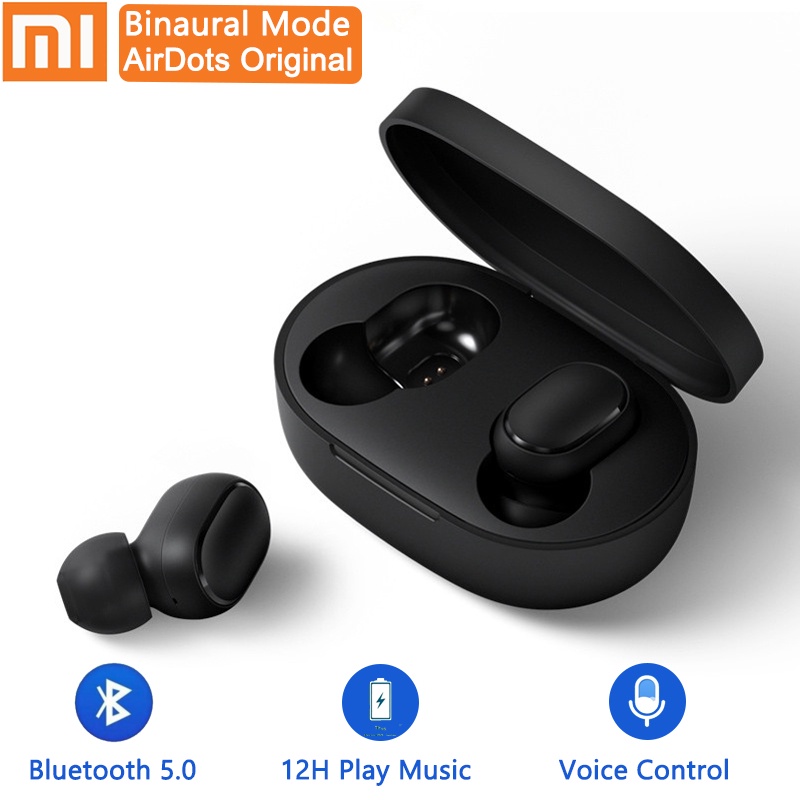 Original Xiaomi Mi Redmi AirDots Wireless Earphones Mini ITrue Bluetooth 5.0 Headphones DSP Active Noise Cancellation Earbuds