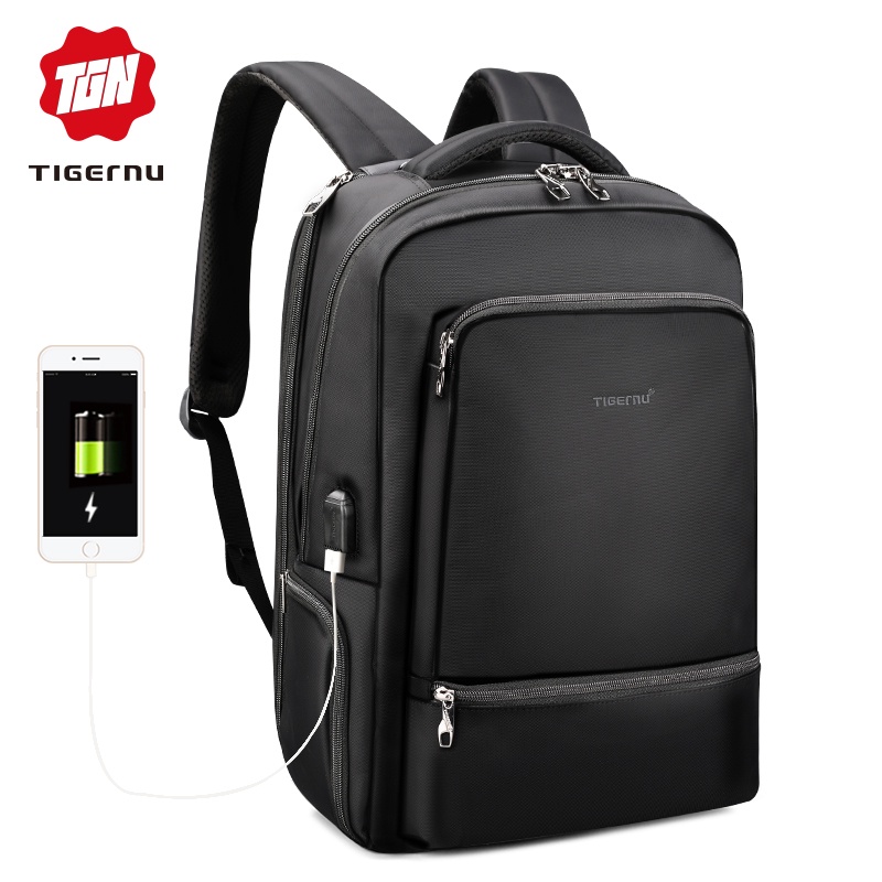 Tigernu Waterproof Nylon Travel Backpack Men's Backpacks for 15.6
