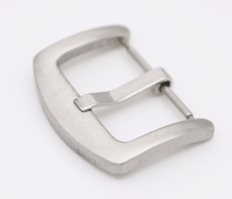18 20 22 24mm 2016 Wholesale New Men Women 316L Stainless Steel  Silver Brushed Matt 3mm Tang Tongue Pin Watch Buckle in Strap