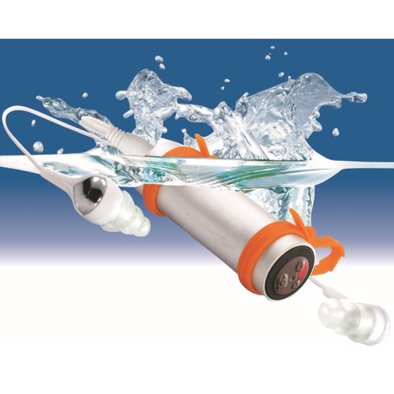 Diving Waterproof Swimming MP3 Player FM Raido Level IPX8 Underwater Sports MP3 with Earphone Armband