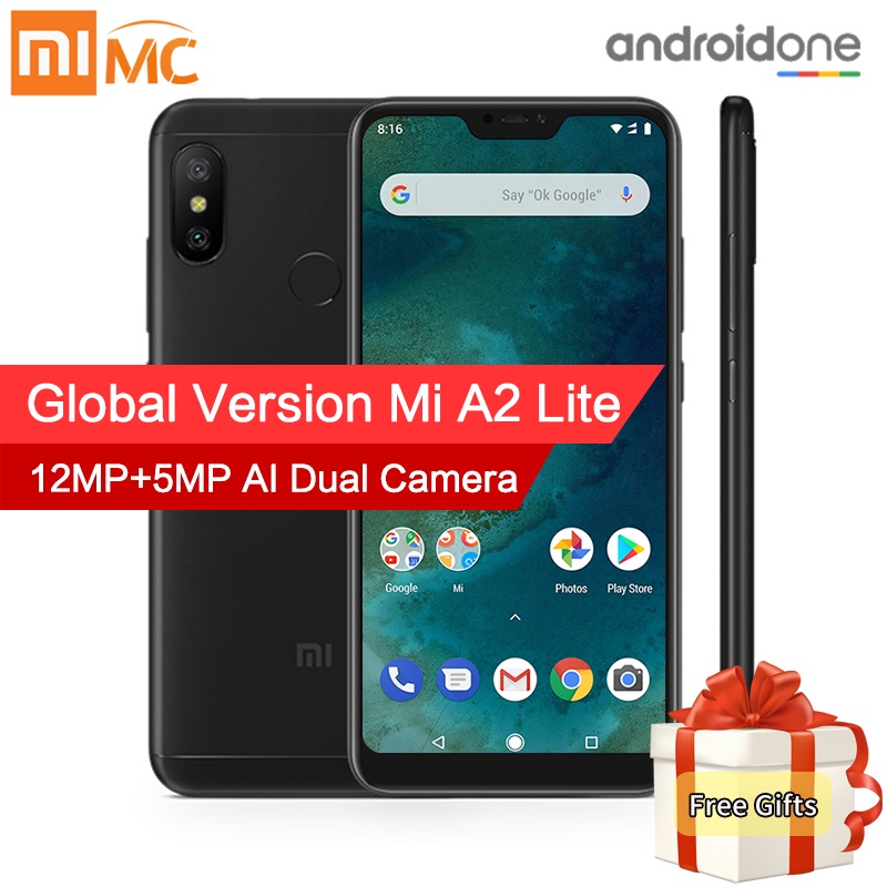 Global Version Xiaomi Mi A2 Lite 3GB 32GB Mobile Phone Snapdragon 625 Octa Core 5.84