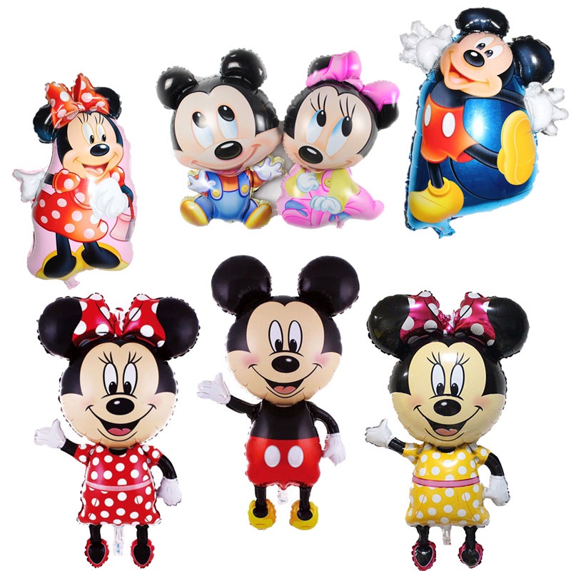 1PC Mickey Minnie Mouse Foil Balloons Happy Birthday Party Decoration Mini Mickey Head Medium Mickey Head Balloon Children's Toy-in Ballons & Accessories from Home & Garden on Aliexpress.com | Alibaba Group