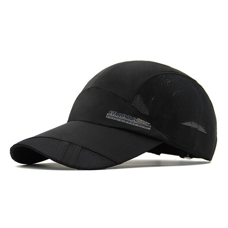 2016 Hat Cap Men Running Visor Quick Dry Outdoor Summer Sun Hat Casquette Chapeu Casual Sports Letter Mesh Men Baseball Caps