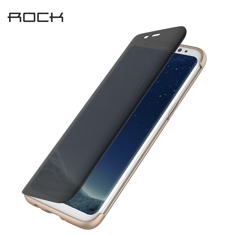 For Samsung Galaxy S8 Case S8 Plus Cover Rock Dr.V Series View Full Window Smart Flip Cases For Samsung S8 / S8 Plus Phone Case