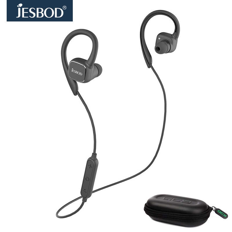 Jesbod combination portable BOX sets QY13 Magnet switch headphone sport earphone bluetooth fone de ouvido and Storage Box