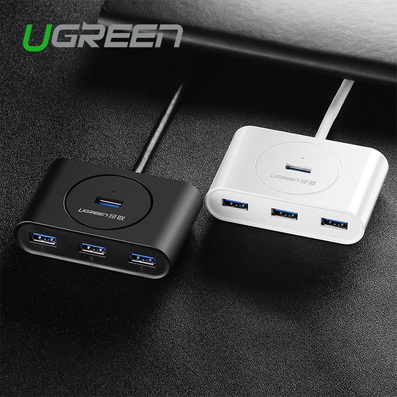 Ugreen USB 3.0 Hub Super speed 4 Port Micro external Usb Hub Splitter Portable OTG Hub for Apple Macbook Air Laptop PC Tablet