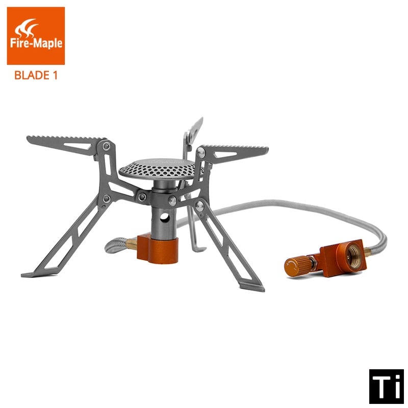 Fire-Maple Outdoor Camping Gas Burner Foldable Portable 98g Titanium Cooker FMS-117T Gas Stove Fire Maple Camping Equipment