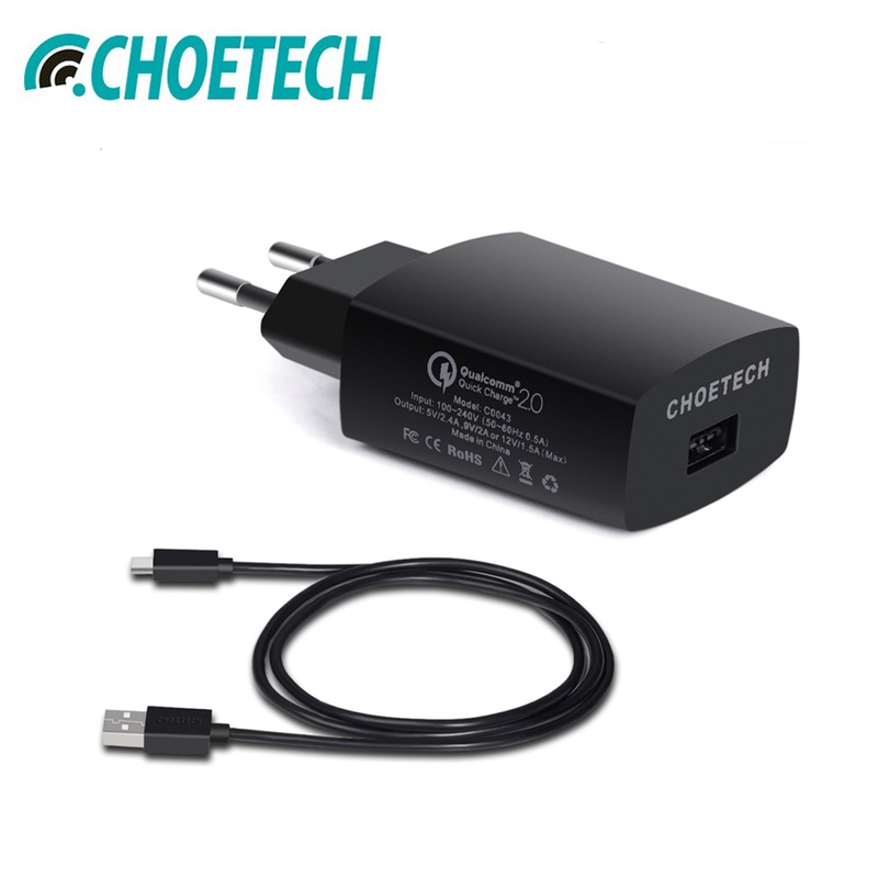 CHOETECH Universal USB Charger For iPhone XS MAX XR 5V 2.4A USB Travel Wall Charger For Samsung Galaxy S8 Mobile Phone Charger-in Mobile Phone Chargers from Cellphones & Telecommunications on Aliexpress.com | Alibaba Group