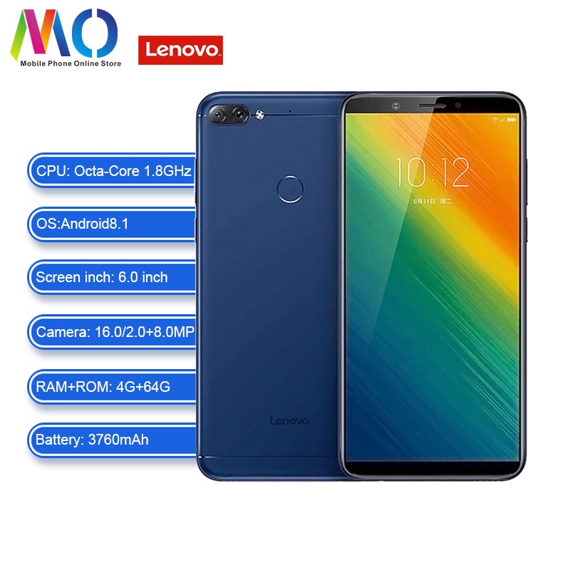 Lenovo K9 Note Phone Global Version Smartphone Android Unlocked Cell Phone 4GB 64GB 6.0Inch 18:9 Octa-core Smart Phone
