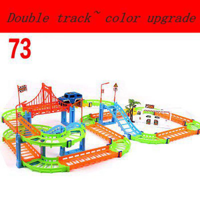 DIY Variety Rail Car Electric Puzzle Toys Educational Toy for Kids