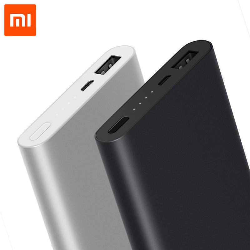 10000mAh Xiaomi Power Bank 2 External Battery 18W Quick Charge Ultra Slim for Mobile Phones Fast Recharge Single USB Digital