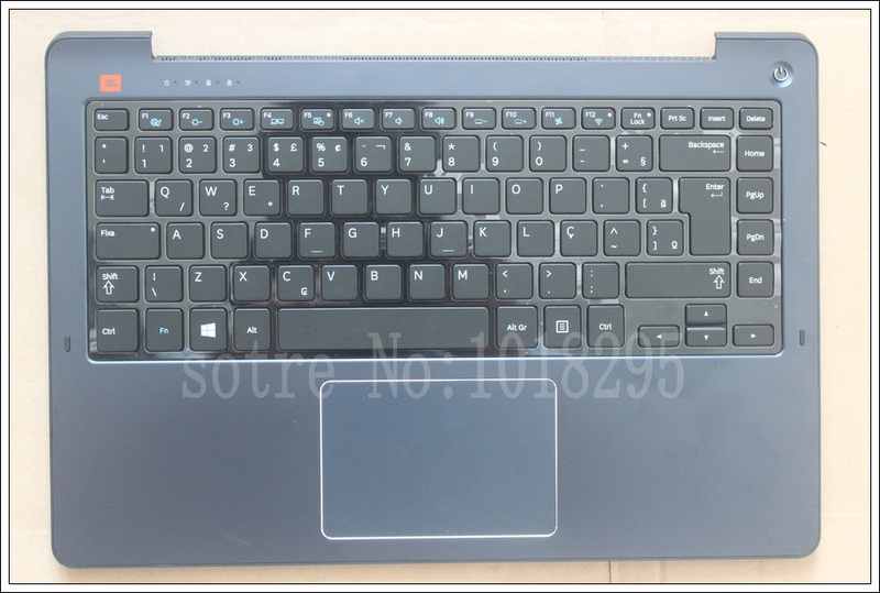 new For samsung NP530U4E 530U4E  BR Brazil laptop keyboard with ASH BLACK case Touchpad BA75-04633P
