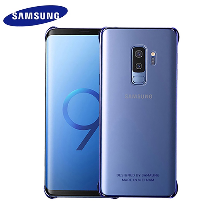 Original Samsung Galaxy S9 S9 Plus Case Cover Cute Luxury Leather 360 Thin Champion Case Hard PC Shockproof Protective Cover