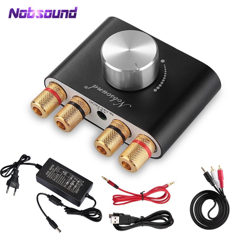 2019 Latest Nobsound Mini Bluetooth 5.0 Digital Amplifier Hifi Stereo Home Audio Power Amp 50W+50W Car Amplifier-in Amplifier from Consumer Electronics on AliExpress - 11.11_Double 11_Singles' Day
