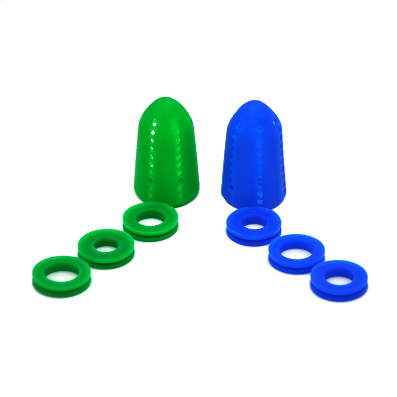 2pcs Shisha Hookah Silencer Noise Deadener Muffler Shisha Fitting Set Accessories Nargila Color Random