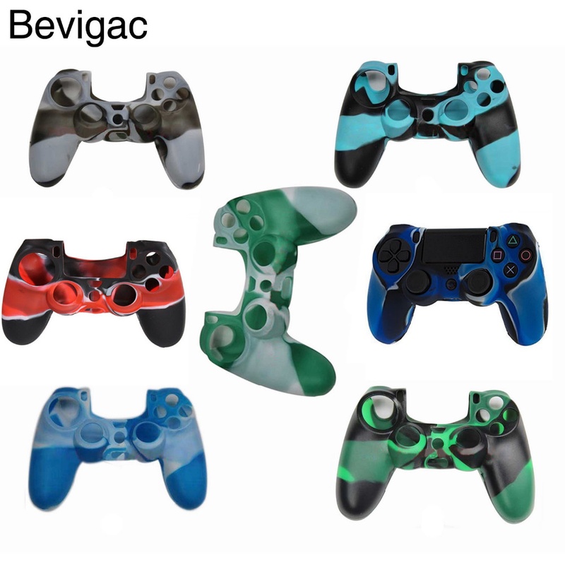 Bevigac Camouflage Series Silicone Protective Controller GamePad Case Cover Skin for Sony Play Station Dualshock 4 PS4 PS 4|gamepad case|skin cover caseskin case - AliExpress