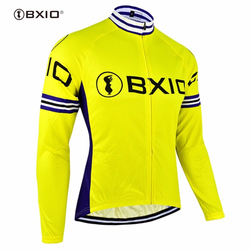 Bxio Designed Pro Cycling Jersey Long Sleeve Cycling Jersey Italia Camiseta Ciclismo Tipo de invierno Ropa De Ciclista Mtb 051J