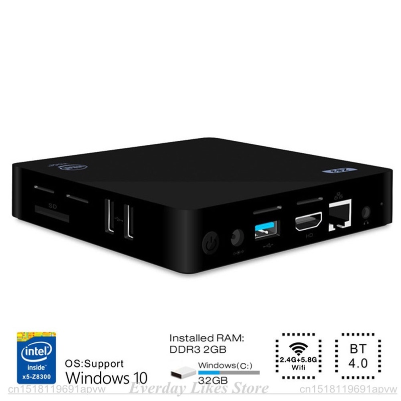 Original Beelink Z83II TV Box RAM 2G ROM 32G Original Windows 10 For Intel Atom X5-Z8300 4K 1000M LAN Mini PC 2.4G Wifi Miracast