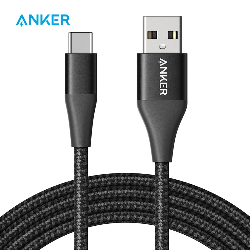 Anker Powerline+ II USB C to USB A Cable for Samsung Galaxy S10 / S9 / S9+ / S8/S8+/Note 8 LG V20/G5/G6 iPad Pro 2018 and more|Mobile Phone Cables| - AliExpress