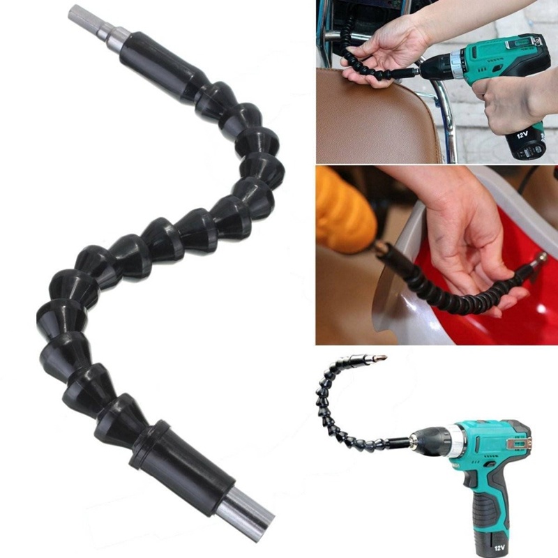 Screwdriver Flexible Shaft 1/4'' 300mm Multitul Hex Shank Extension Screwdriver Bit Holder Connect Link Impact driver