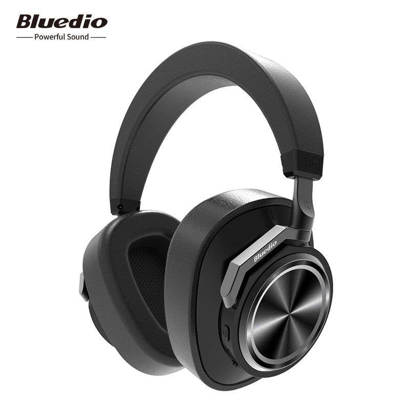 Bluedio T6S Bluetooth Headphones Active Noise Cancelling  Wireless Headset for phones and music with voice control