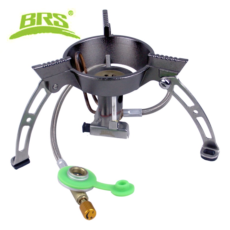 BRS Outdoor Gas Stove Burner For Camping Hiking Cooker Windproof Picnic Split Gas Burners 250g / 8.8oz BRS 11|Outdoor Stoves| - AliExpress