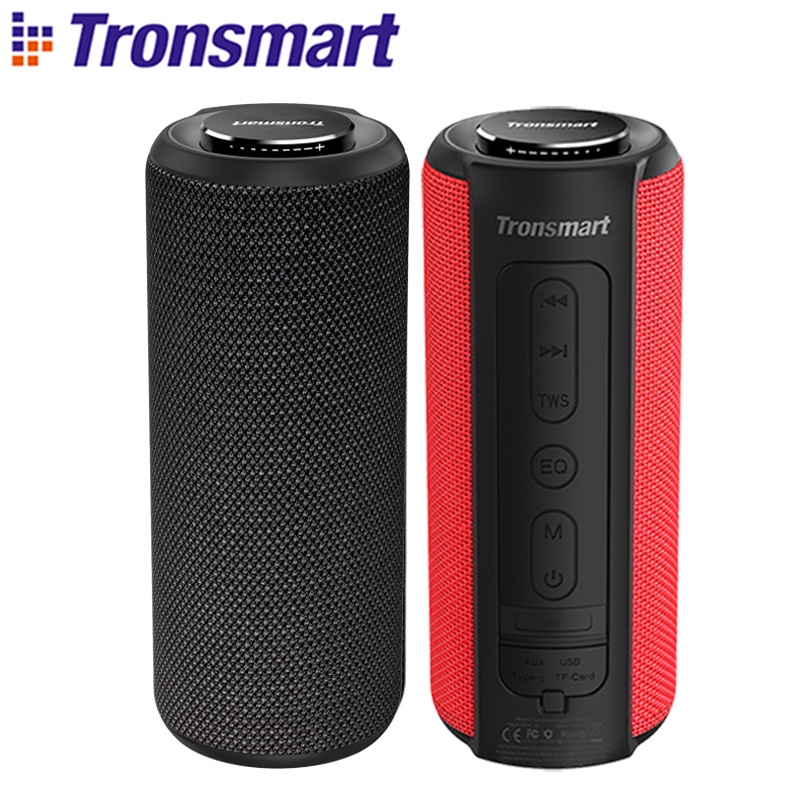 Tronsmart T6 Plus Bluetooth Speaker 40W Portable Speaker Deep Bass Soundbar with IPX6 Waterproof, Power Bank Function SoundPulse| - AliExpress