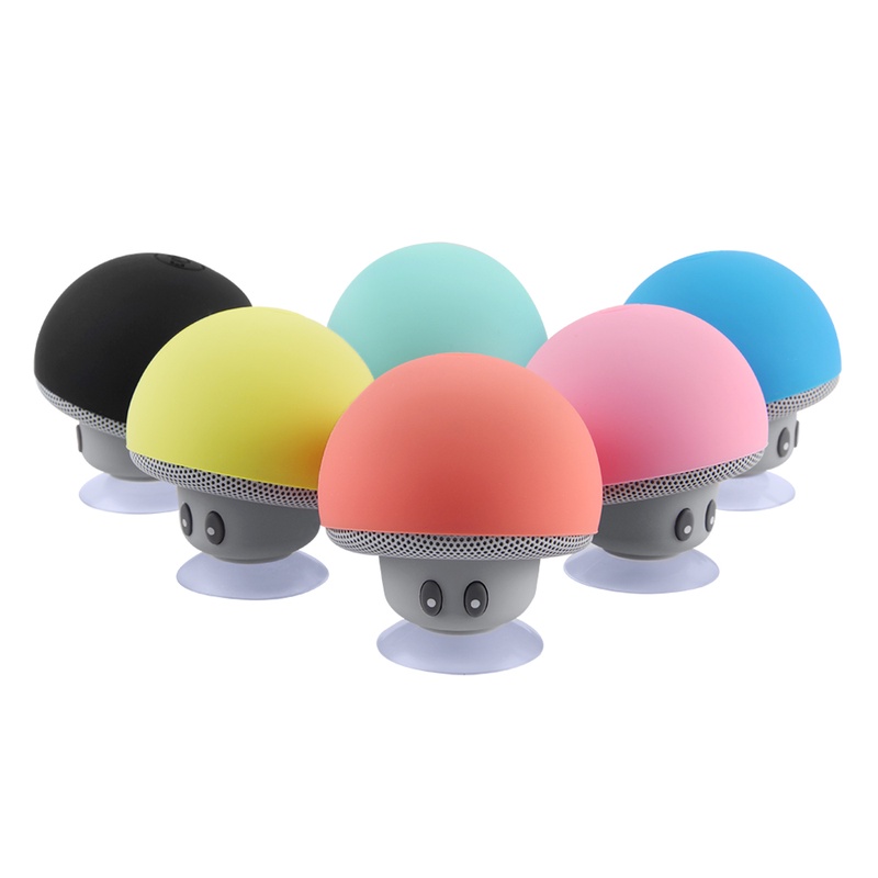 Mini Bluetooth Speaker Wireless Waterproof Loudspeaker Bluetooth Mushroom Portable Speakers Heavy Bass Stereo Music With Mic
