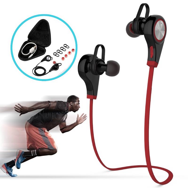 LANGTEK Bluetooth Earphone Headphone Microphone stereo wireless Sports headset bluetooth 4.1 for Iphone Samsung Xiaomi HTC