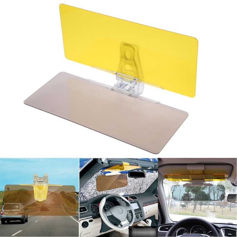 New HD Car Sun Visor Auto Anti Dazzling Goggle Day Night Version Mirrors Vehicle Clear View Dazzling Glass Goggles -Not Glass