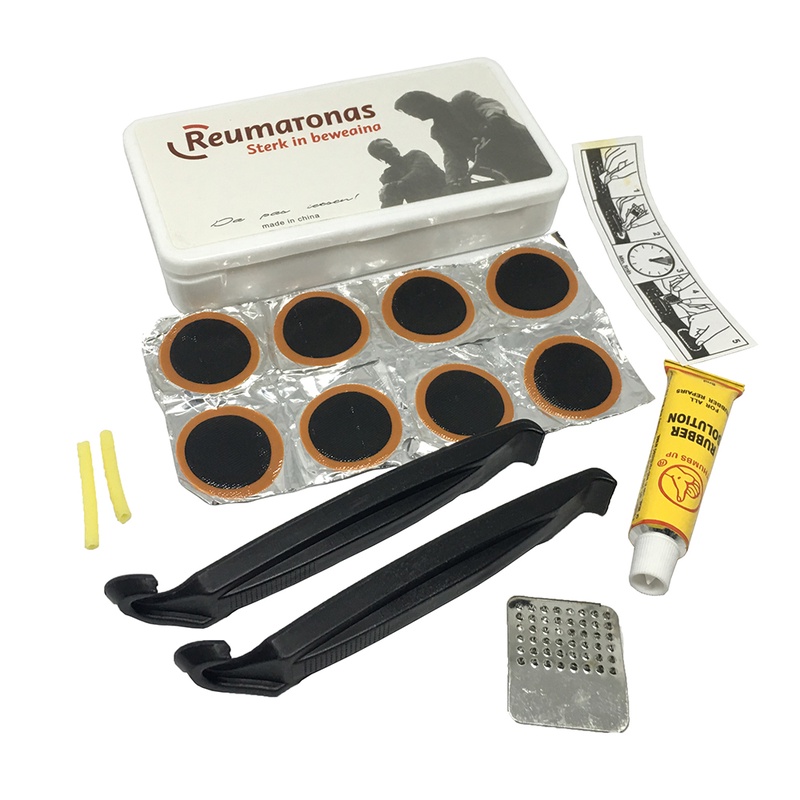 Brand New Bike Bicycle Flat Tire Repair Kit Tool Set Kit Patch Rubber Portable Fetal Best Quality cycling Free Shipping|patch rubber|kit patchesflat tire repair kit - AliExpress