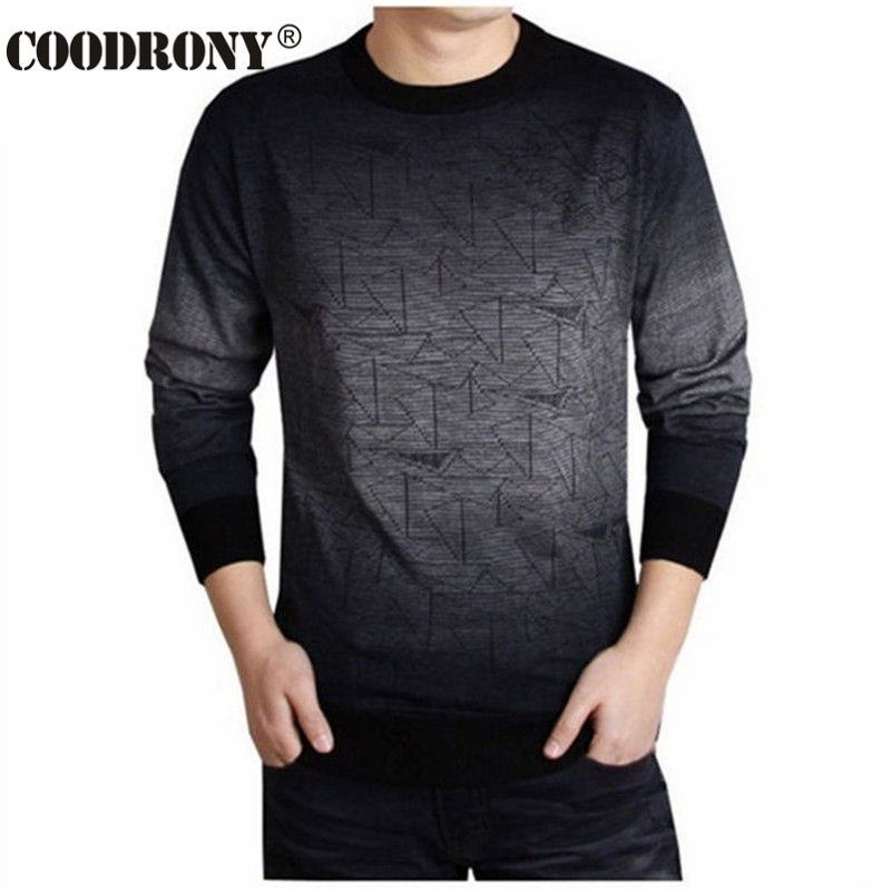 Cashmere Sweater Men 2016 Brand Clothing Mens Sweaters Fashion Print Hang Pye Casual Shirt Wool Pullover Men Pull O-Neck Dress T