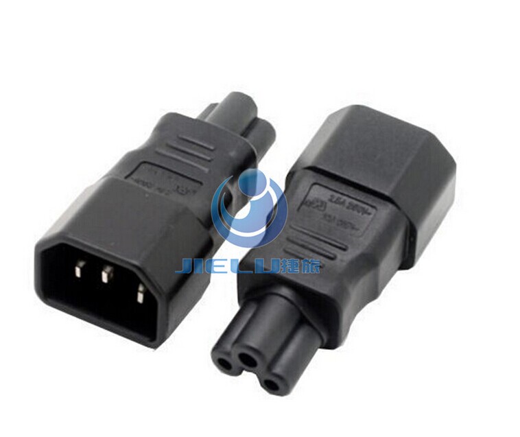 IEC320 C14 to C5 pdu UPS plug female Power adapter PLUG CONVERTER C5 to C14  #WPT904