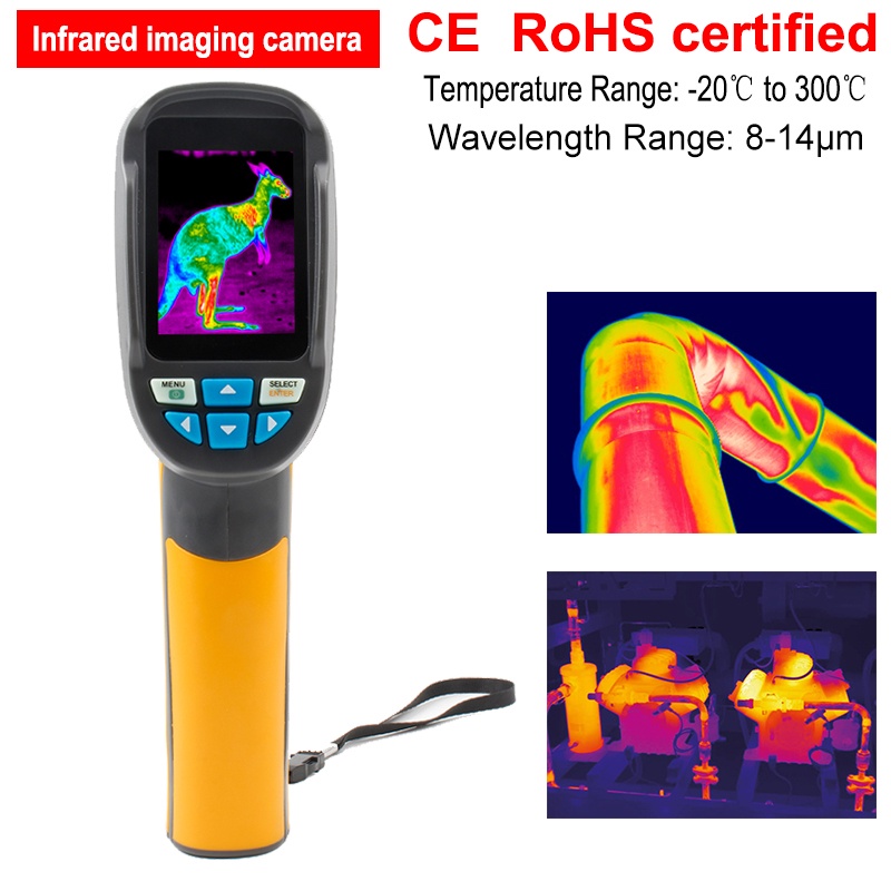Lightning Delivery in Stock  Thermal Imaging Camera 2.4 Inch Resolution 60*60 HT-02 & 2018 New Release Digital Multimeter XE-608