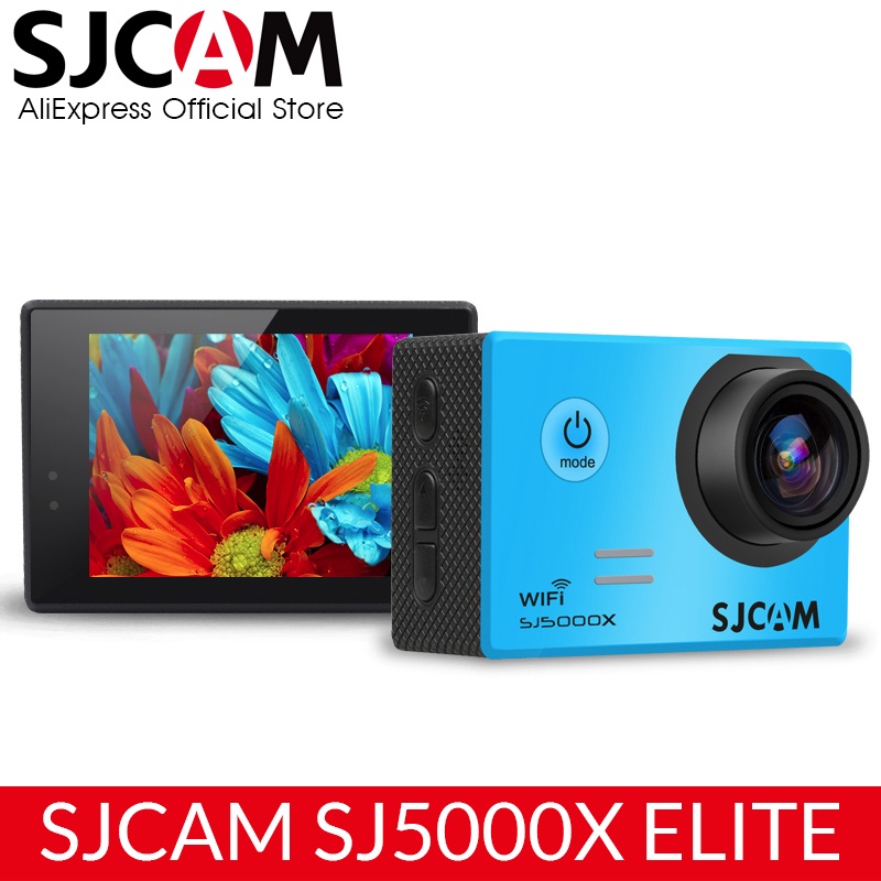 SJCAM SJ5000X Elite Action Camera WiFi 4K 24fps 2K 30fps Gyro Sports DV 2.0 LCD NTK96660 Diving 30m Waterproof Camcorder