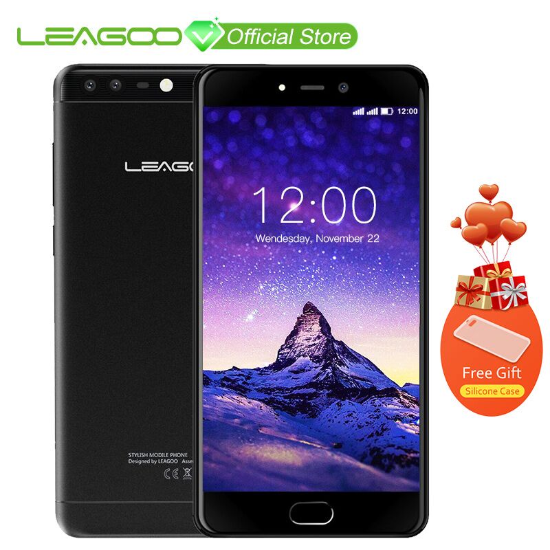 LEAGOO T5c 5.5 Inch Phablet 3GB RAM 32GB ROM Android 7.0 SC9853 Octa Core 13.0MP + 2.0MP Dual Cameras Fingerprint 4G Phone