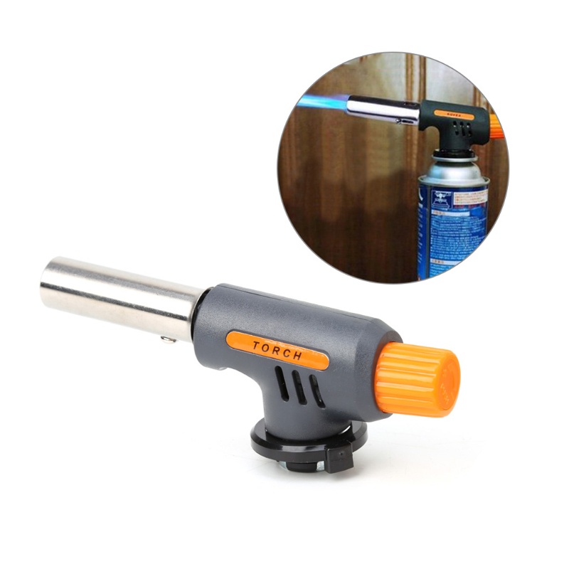 באיכות גבוהה נייד קמפינג ריתוך גז לפיד להבת אקדח להביור וטאן מבער רוח הוכחה|לפידי ריתוך| - AliExpress