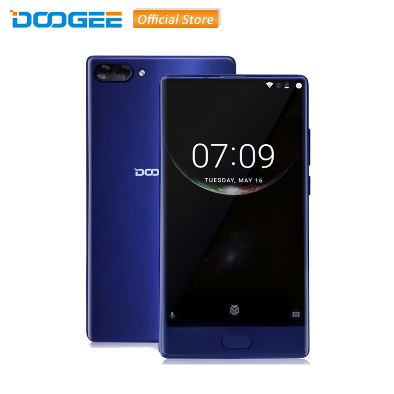 DOOGEE MIX 4GB RAM 64GB ROM Android 7.0 Helio P25 Octa Core 5.5 inch AMOLED Screen 4G LTE Smartphone 3 Cameras 16.0MP Phone
