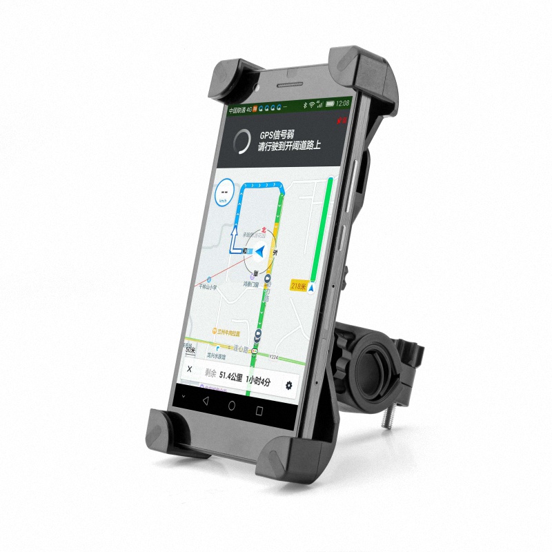 Anti-Slip Universal 360 Rotating Bicycle Bike Phone Holder Handlebar Clip Stand Mount Bracket For Smart Mobile Cellphone