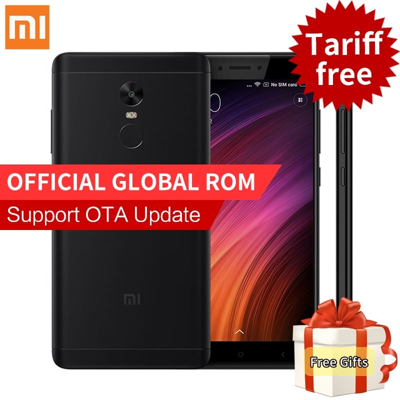 Original Xiaomi Redmi Note 4X 4 X Smartphone 3GB RAM 32GB ROM Snapdragon 625 Octa Core MIUI 8.1 Fingerprint 5.5