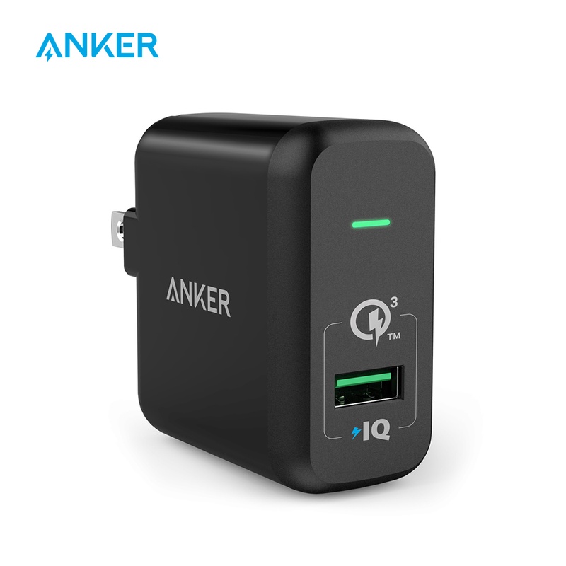 Quick Charge 3.0, Anker 18W USB Wall Charger US/EU Plug (Quick Charge 2.0 Compatible) PowerPort+ 1 for LG HTC Nexus iPhone iPad