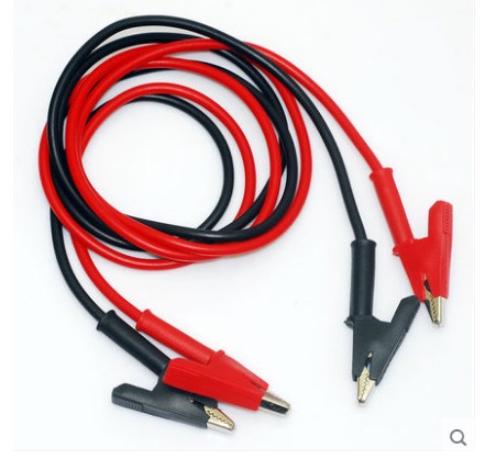 Insulated Clamp Alligator Clips Electrical DIY Test Leads Alligator Double-ended Crocodile Clips Roach Clip Test Jumper Wire#